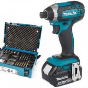 Аккум. шуруповерт MAKITA DTD 152 RME в чем. + Набор оснастки MAKITA 56 предметов (B-53768)