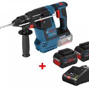 Аккум. перфоратор BOSCH GBH 18V-26 в кор. +  Аккумулятор ProCORE18 V 2 шт. + ЗУ GAL 18V-160 C (18.0 В, БЕЗ АККУМУЛЯТОРА, 2.6 Дж, вес 2.7 кг,)