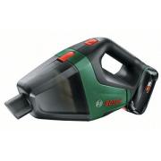 Аккум. пылесос BOSCH UniversalVac 18 в кор. + аксессуары (18.0 В, 1 акк., 2.5 А/ч, Li-Ion, 0.50 л, класс: L, самоочистка: нет)