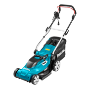 Газонокосилка электрическая MAKITA ELM 4120 (1600 Вт, шир. 410 мм, выс. 20-75 мм, пластм. корпус, без мульчир., травосборник 45 л)