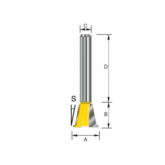 Фреза 14,28х12,7х13х8х32х2Т (MAKITA)