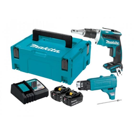 Аккум. шуруповерт MAKITA DFS 452 TJX2