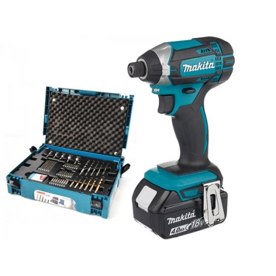 Аккум. шуруповерт MAKITA DTD 152 RME в чем. + Набор оснастки MAKITA 56 предметов (B-53768)