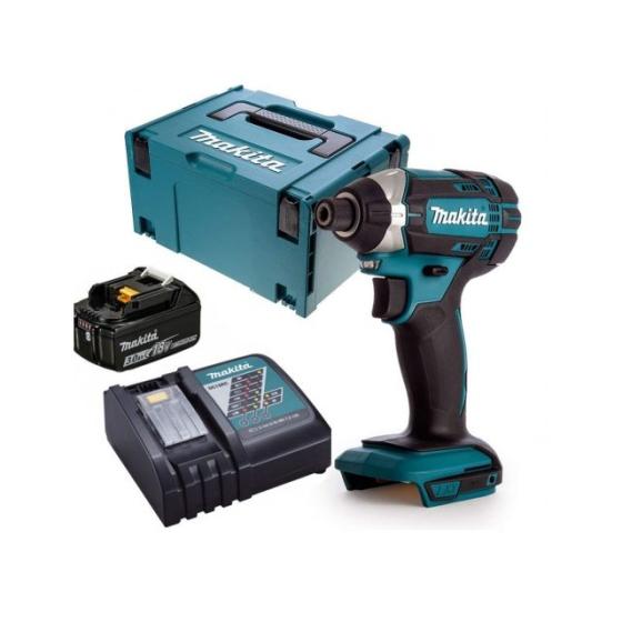 Аккум. шуруповерт MAKITA DTD 152 Z MAKPAC + АКЦИЯ (1 аккумулятор, зарядное) (18.0 В, БЕЗ АККУМУЛЯТОРА, 1 скор., 165 Нм, шурупы до 13 мм)