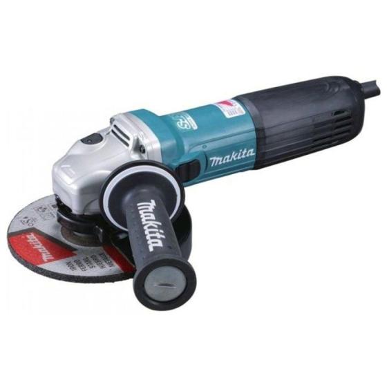 Одноручная углошлифмашина MAKITA GA 6040 C01 в кор. (1400 Вт, диск 150х22 мм, плавный пуск, регул. об.)