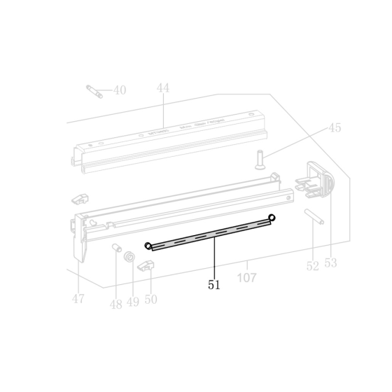 Запчасть Пружина подачи для Meite MT8016 (AA33J-038A) 