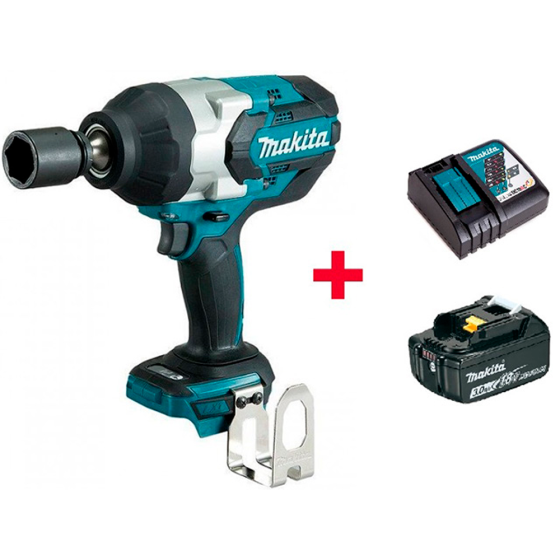 Аккум. ударный гайковерт MAKITA DTW 1001 Z в кор. + BL1830B + DC18RC