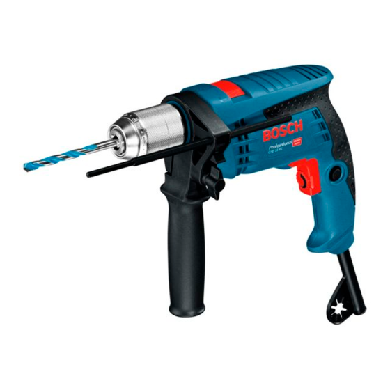 Дрель ударная BOSCH GSB 13 RE Professional в кейсе (600 Вт, патрон БЗП, 1 скор.)