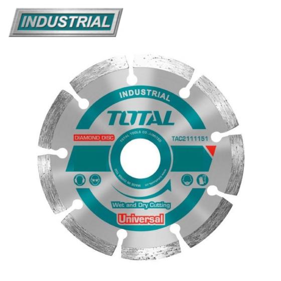 Диск алмазный 115x10x22,2 мм TOTAL TAC2111151