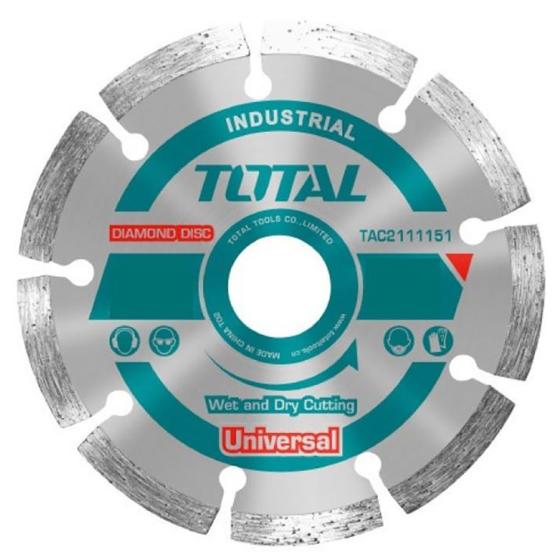 Диск алмазный 115x10x22,2 мм TOTAL TAC2111151