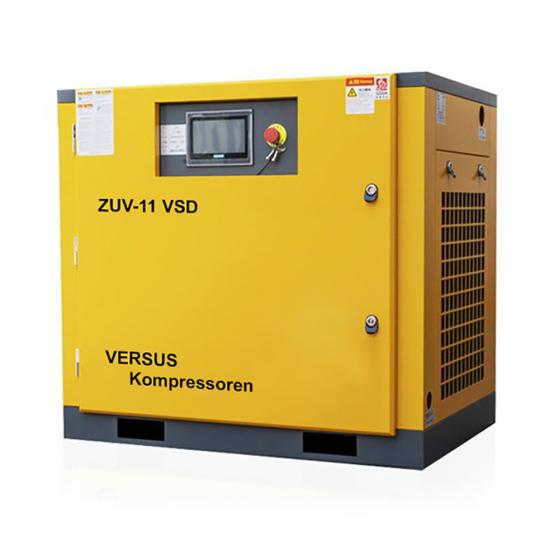 Винтовой компрессор ZUV – 11 VSD 8 бар прямой привод IP 54 F VERSUS Kompressoren